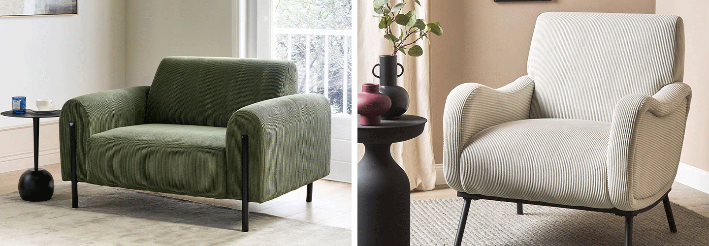 Fabric armchairs cheap discount